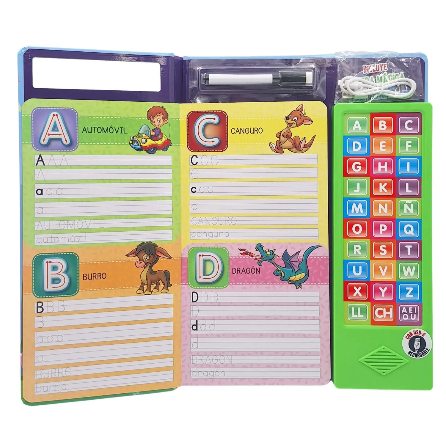 DGNOTTAS Mega Dgnottas Sonidos Magicos El Alfabeto color varios | Platanitos