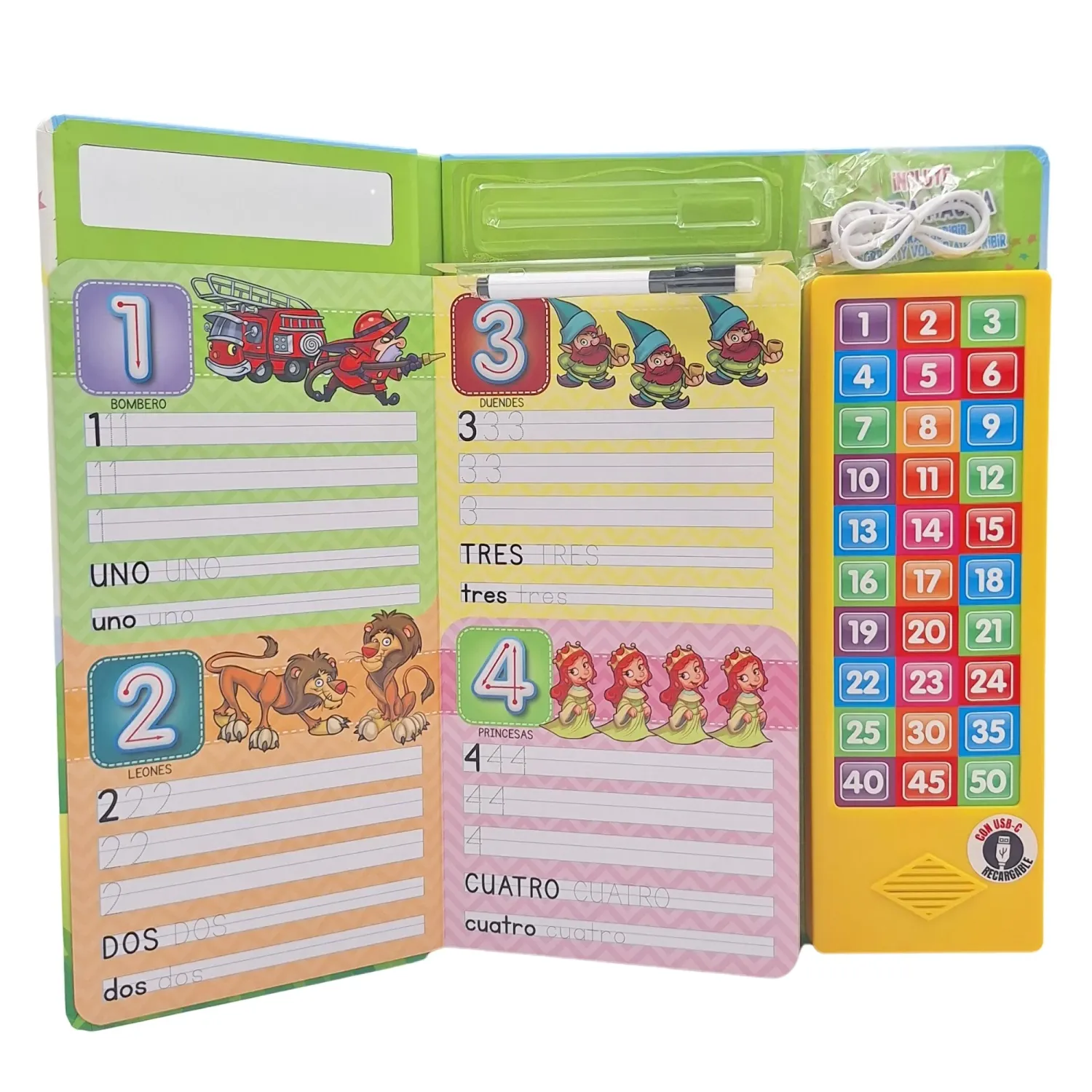 DGNOTTAS Mega Dgnottas Sonidos Magicos Los Numeros color varios | Platanitos