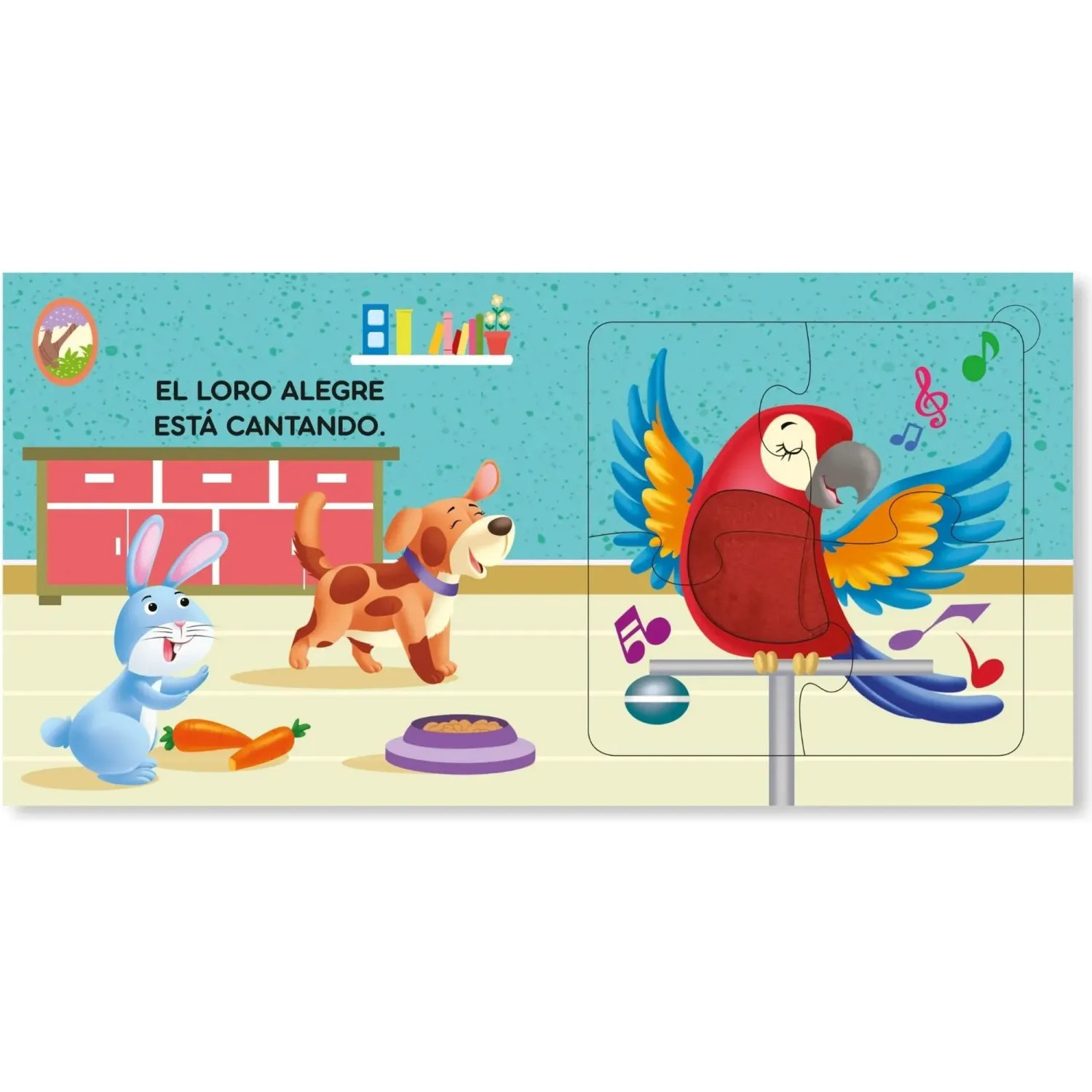 DGNOTTAS Toca Dgnottas Y Siente Puzzle Book color varios | Platanitos