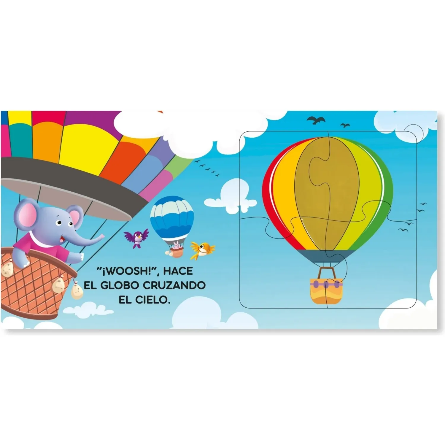 DGNOTTAS Toca Dgnottas Y Siente Puzzle Book color varios | Platanitos
