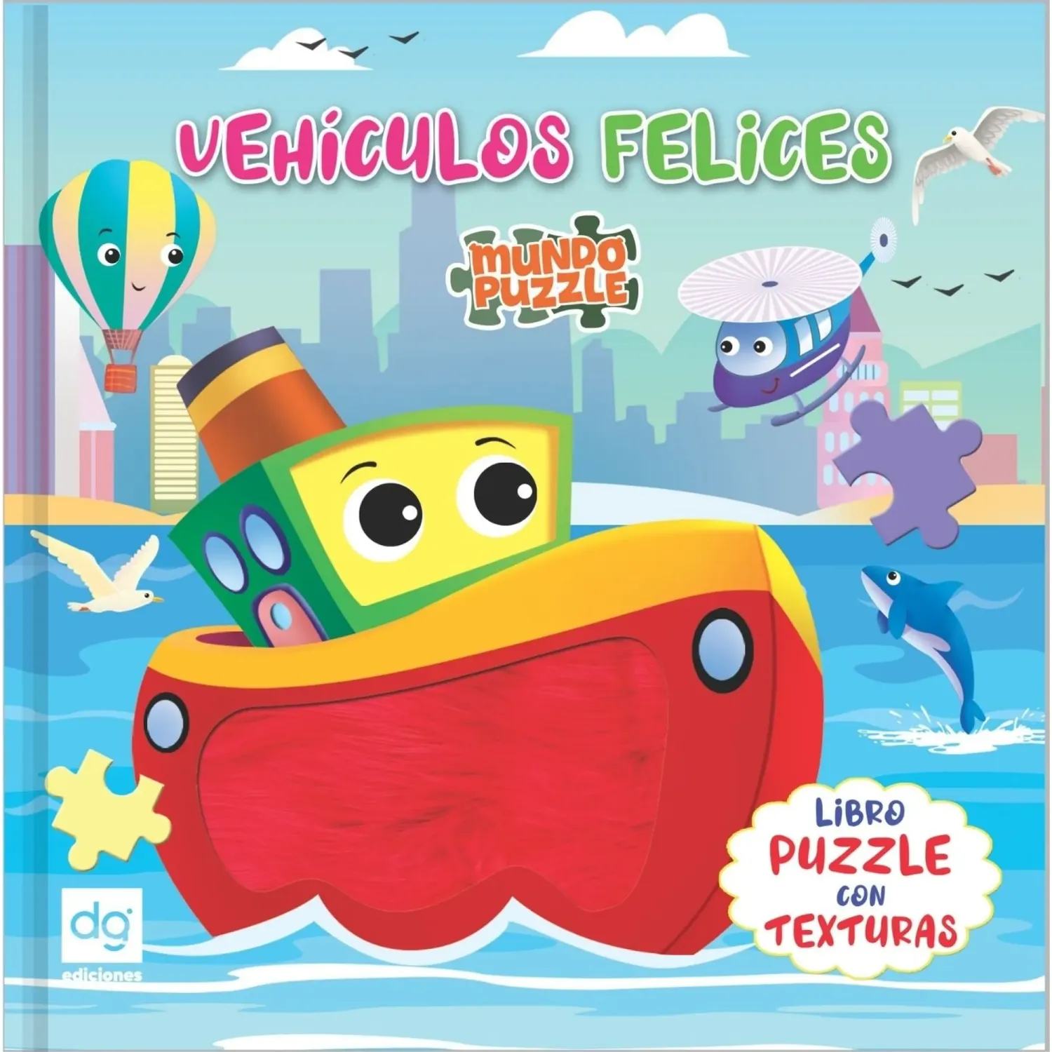 DGNOTTAS Toca Dgnottas Y Siente Puzzle Book color varios | Platanitos