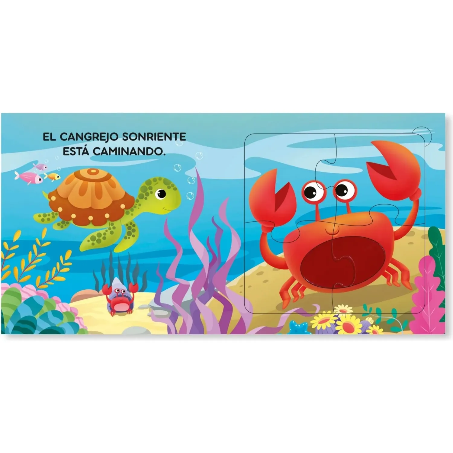 DGNOTTAS Toca Dgnottas Y Siente Puzzle Book color varios | Platanitos