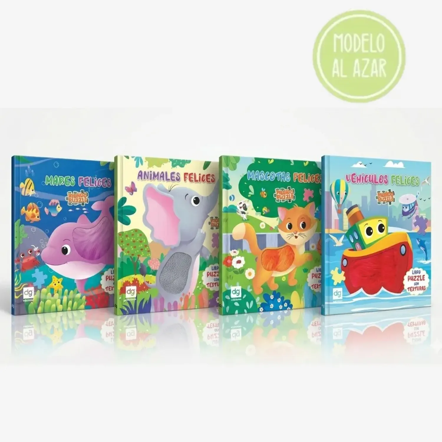 DGNOTTAS Toca Dgnottas Y Siente Puzzle Book color varios | Platanitos