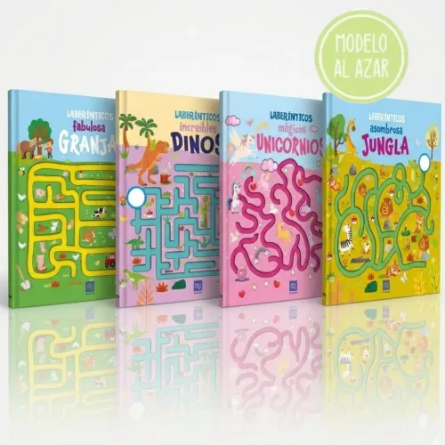 Libro Dgnottas De Laberintos color varios | Platanitos