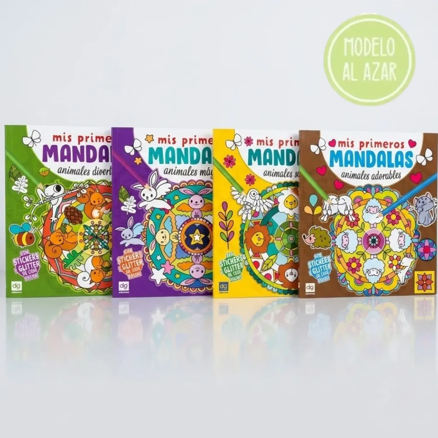 DGNOTTAS Mis Dgnottas Primeras Mandalas Animales color varios | Platanitos