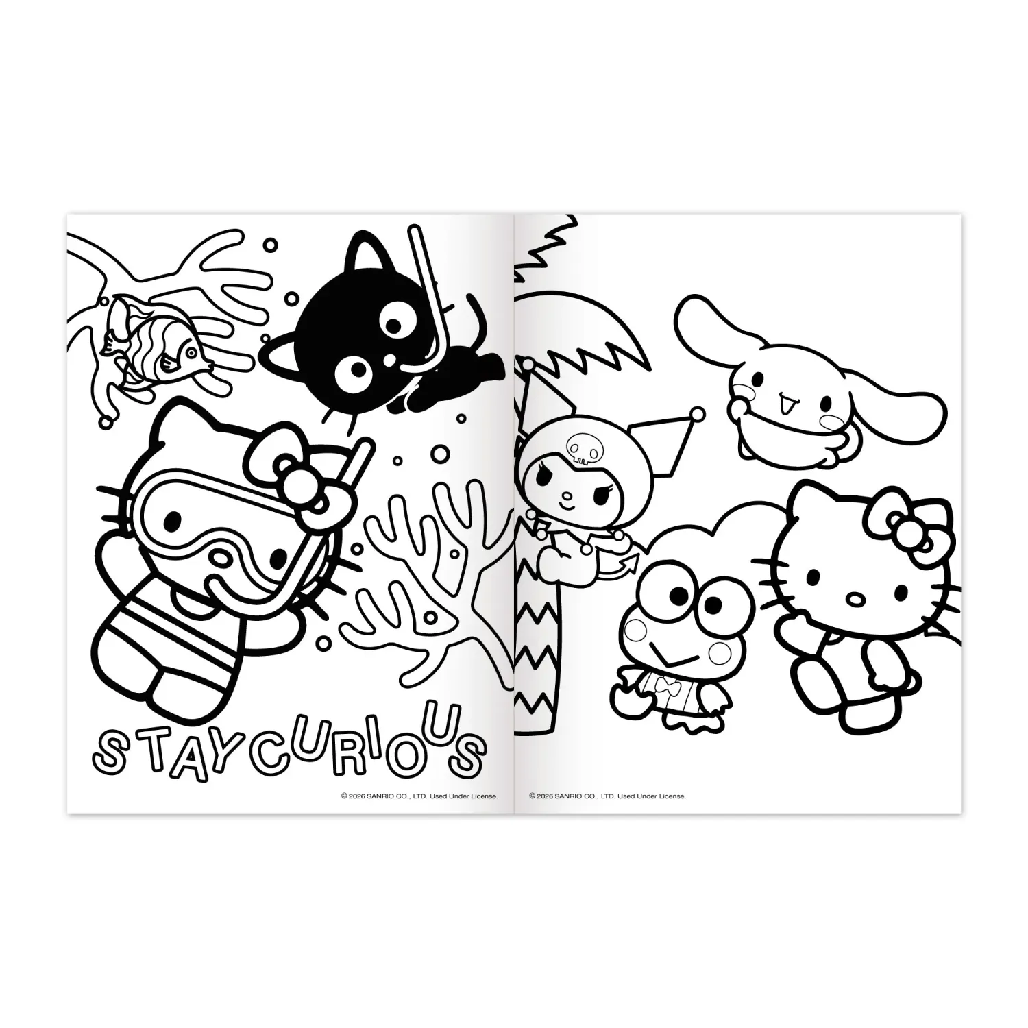 Pinta Dgnottas Y Diviertete Hello Kitty & Friends color varios | Platanitos