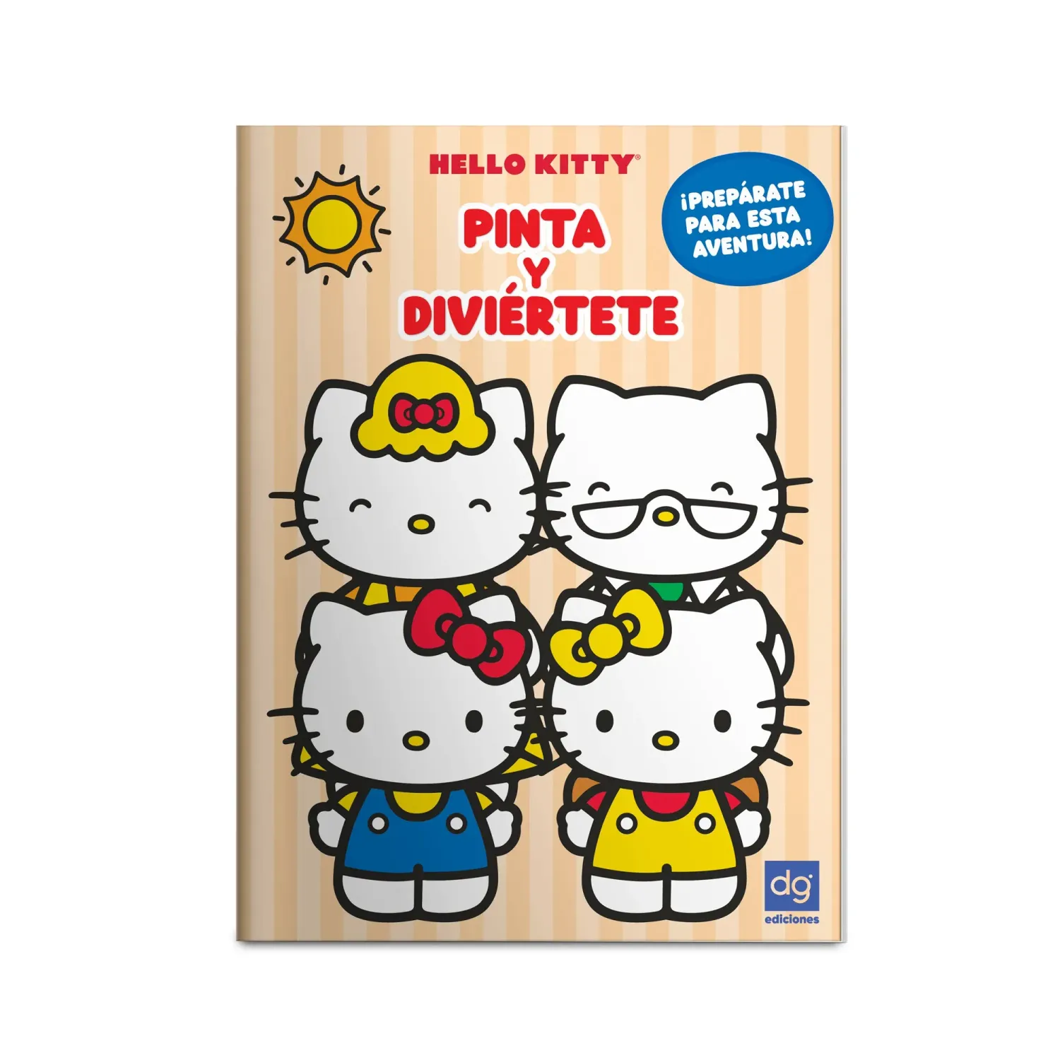 Pinta Dgnottas Y Diviertete Hello Kitty Y Familia color varios | Platanitos