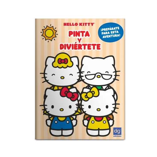 Pinta Dgnottas Y Diviertete Hello Kitty Y Familia color varios | Platanitos