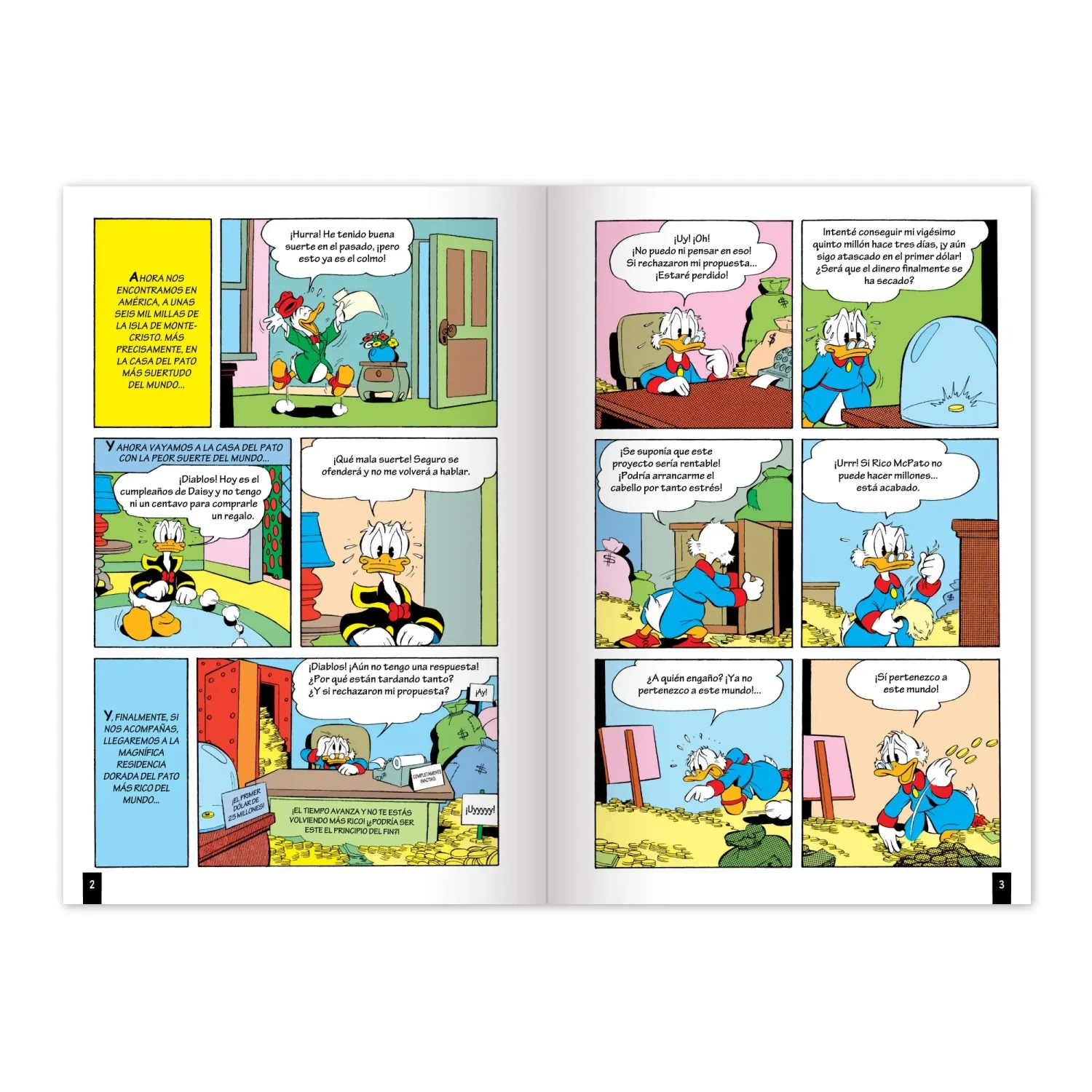 Comics Dgnottas Donald Y El Conde De Montecristo color varios | Platanitos