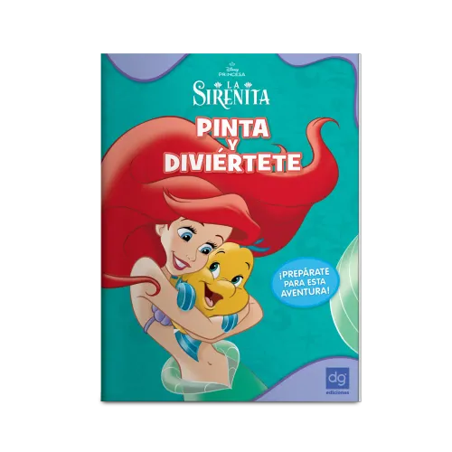 Pinta Dgnottas Y Diviertete La Sirenita color varios | Platanitos