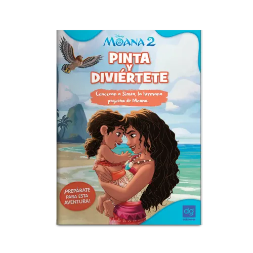 Pinta Dgnottas Y Diviertete Moana 2 color varios | Platanitos