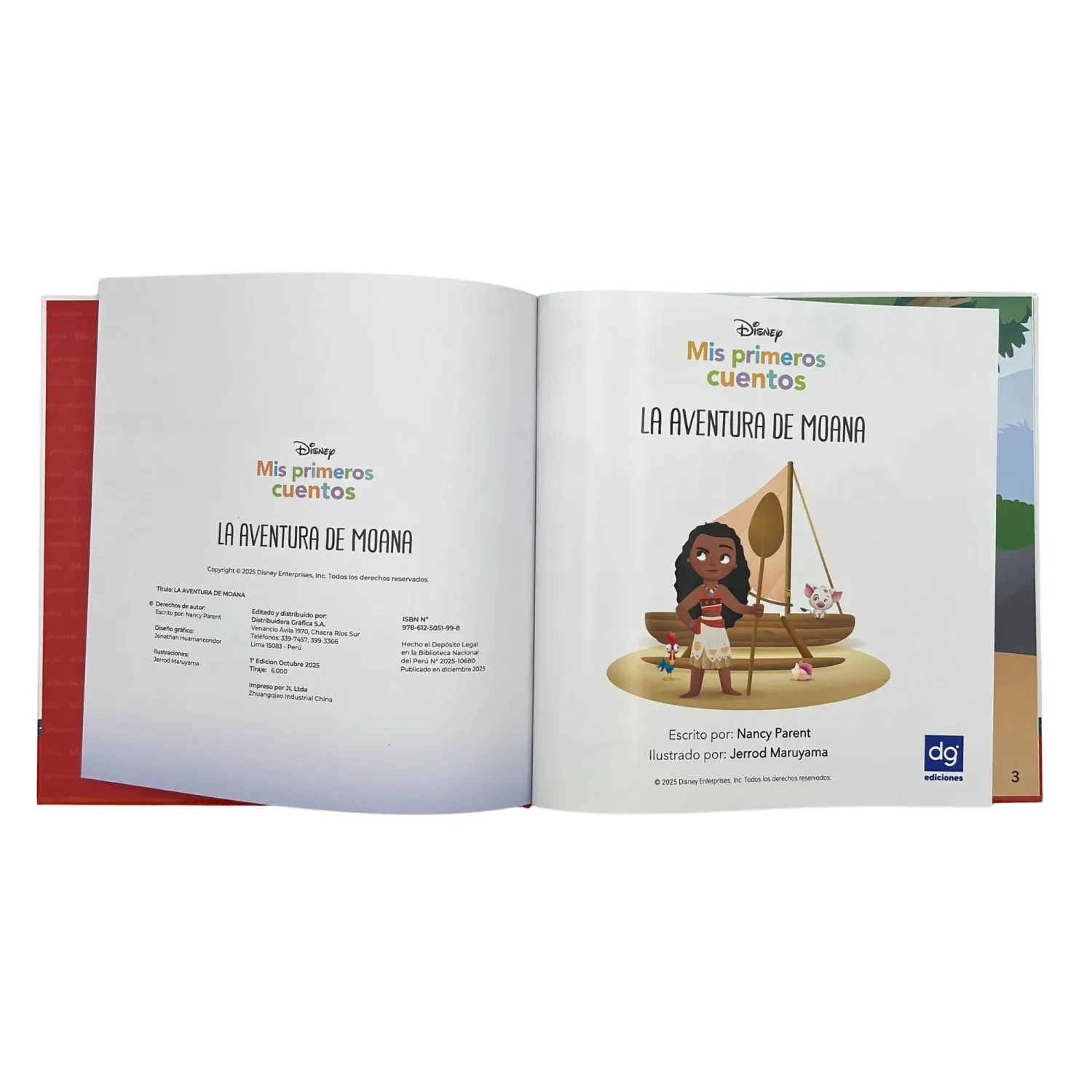 Mis Dgnottas Primeros Cuentos La Aventura De Moana color varios | Platanitos