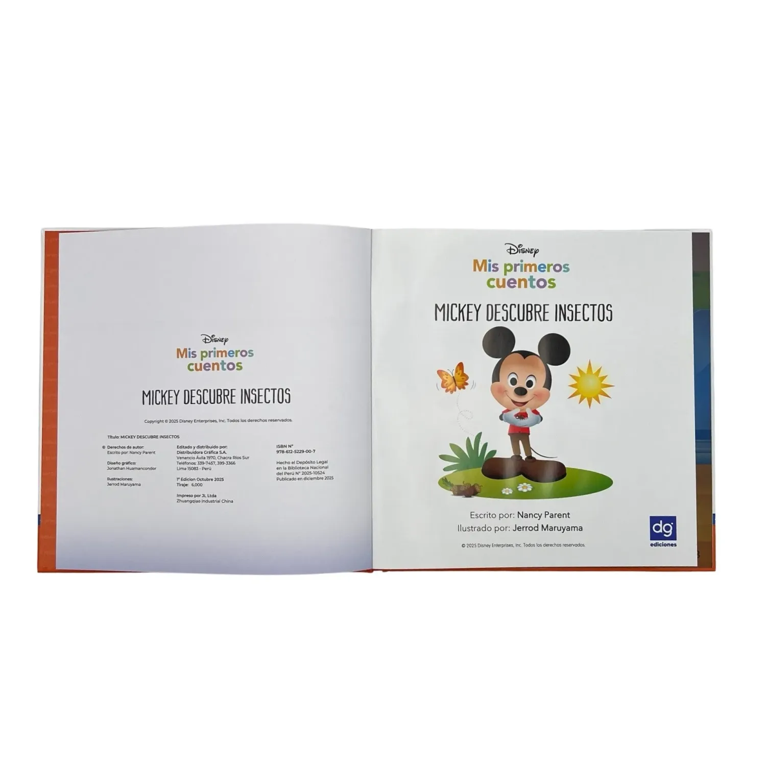 Mis Dgnottas Primeros Cuentos Mickey Descubre Insectos color varios | Platanitos