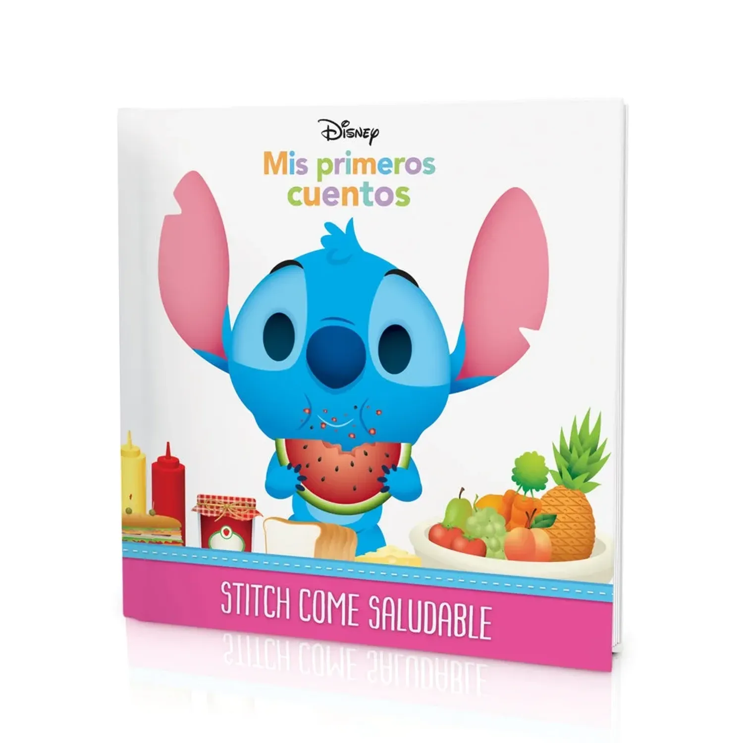Mis Dgnottas Primeros Cuentos Stitch Come Saludable color varios | Platanitos