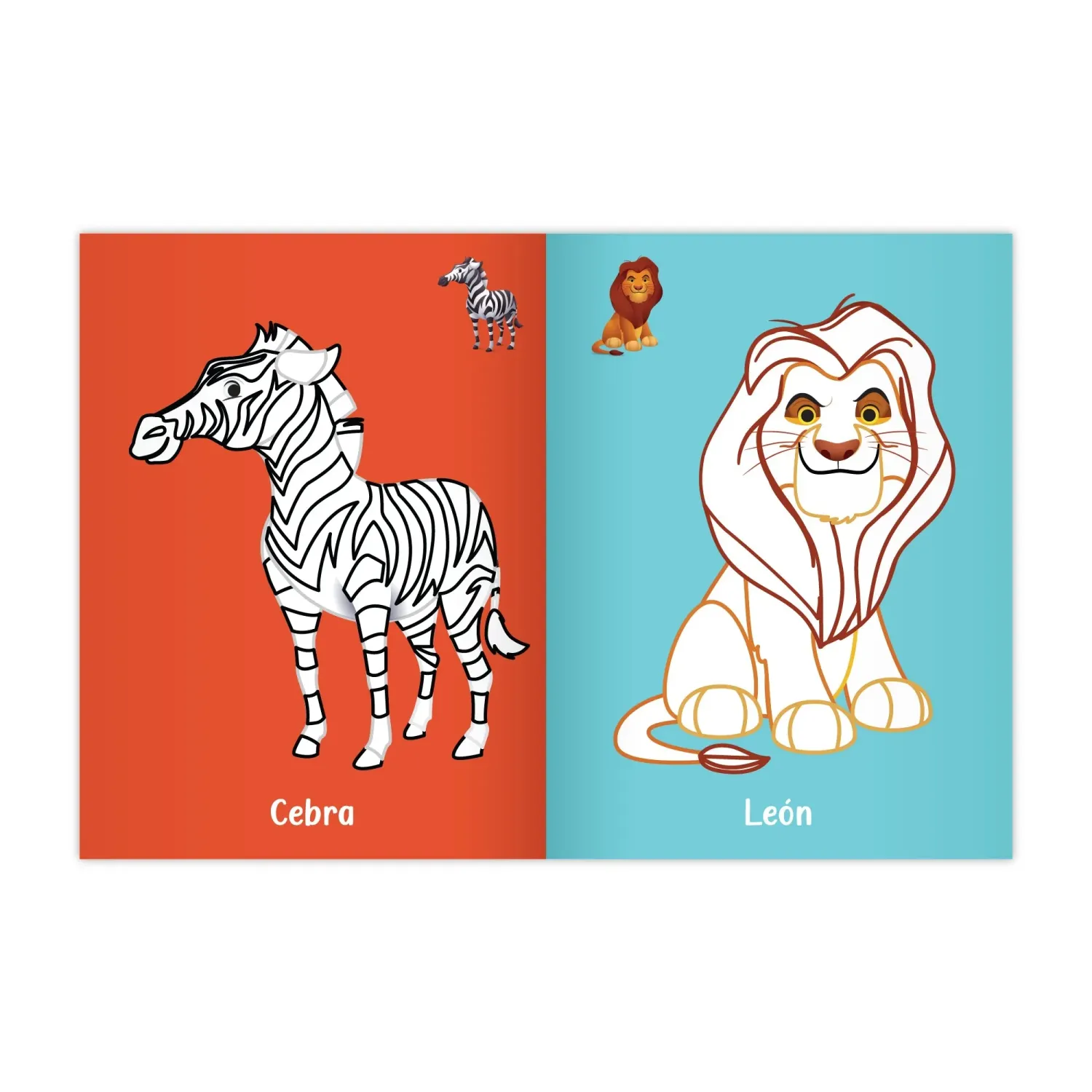 DGNOTTAS Mi Dgnottas Primer Coloreo El Rey Leon color varios | Platanitos