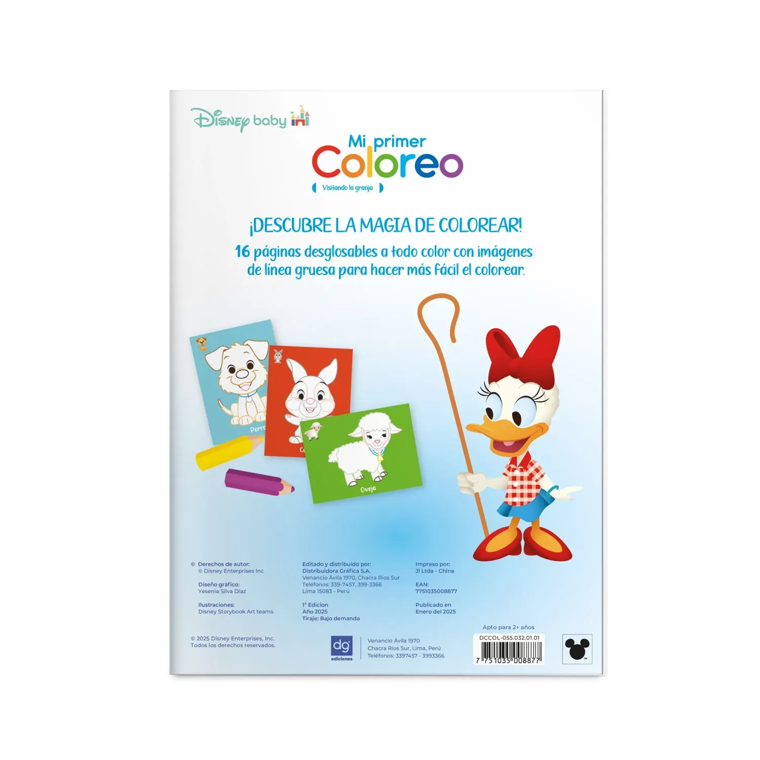 DGNOTTAS Mi Dgnottas Primer Coloreo Mickey color varios | Platanitos