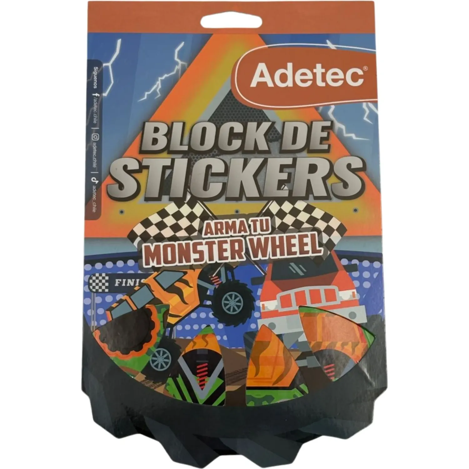 DGNOTTAS Block Dgnottas Stickers Autos Adetec color varios | Platanitos