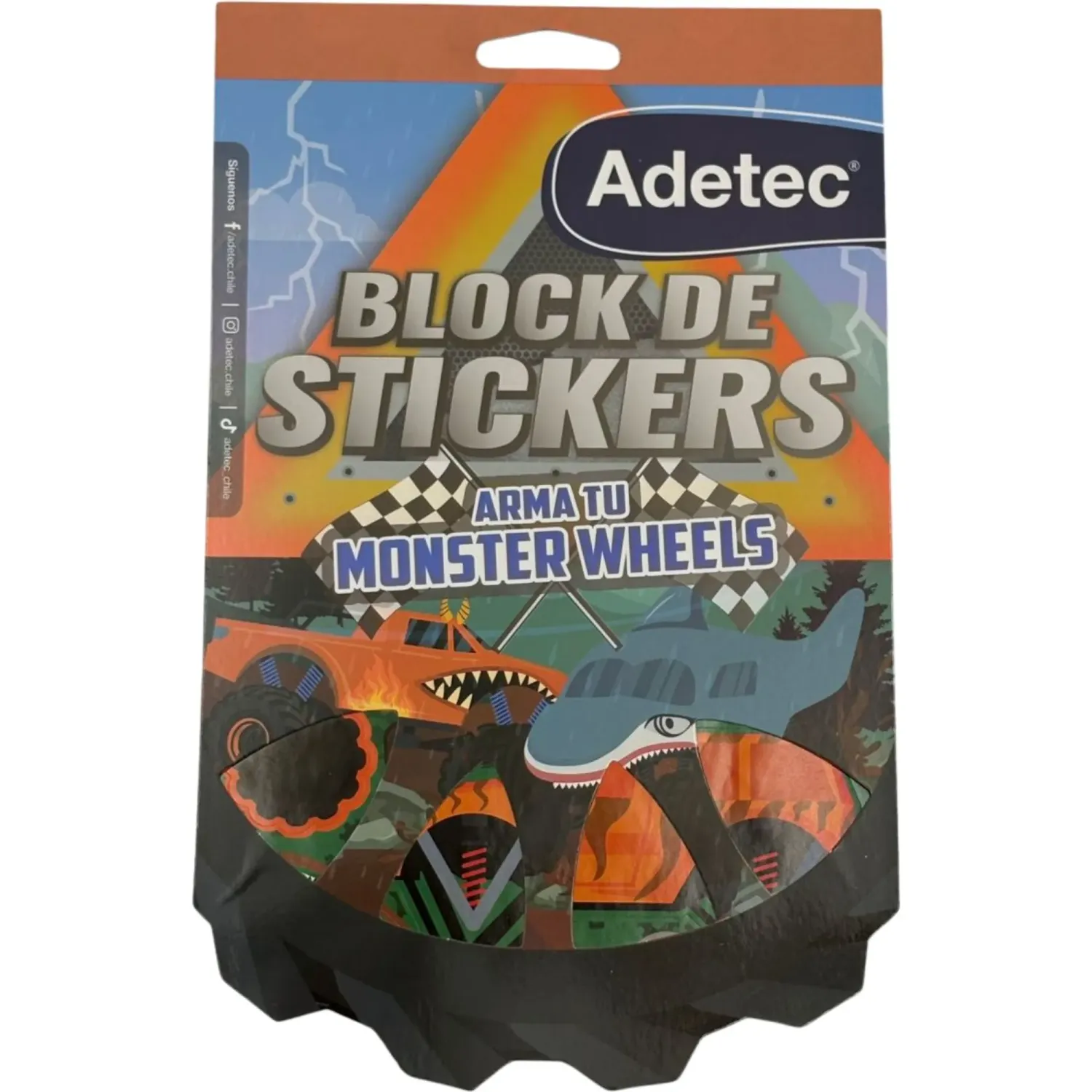 DGNOTTAS Block Dgnottas Stickers Autos Adetec color varios | Platanitos