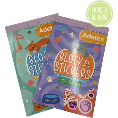 DGNOTTAS Block Stickers Gatitos Adetec