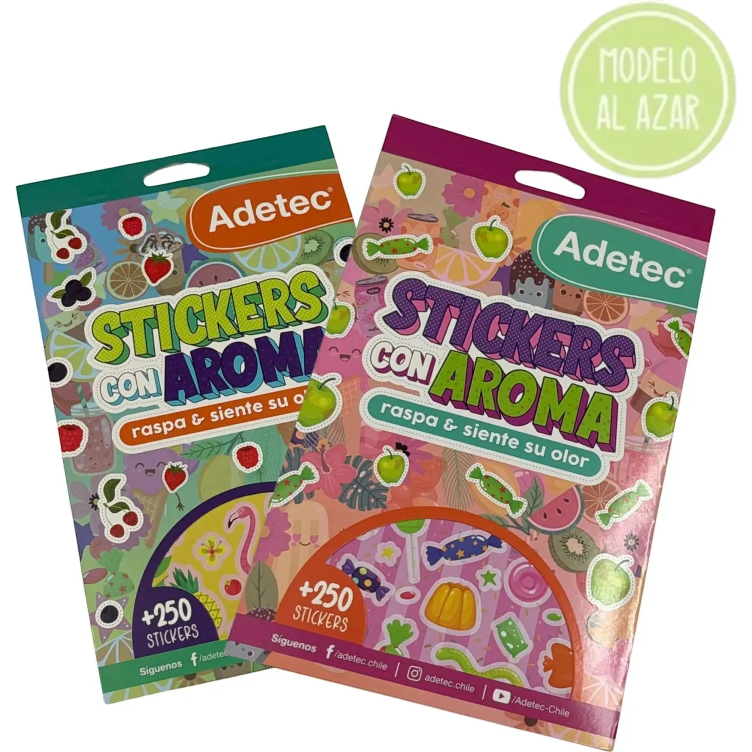 DGNOTTAS Block Dgnottas Stickers Aromas Adetec color varios | Platanitos