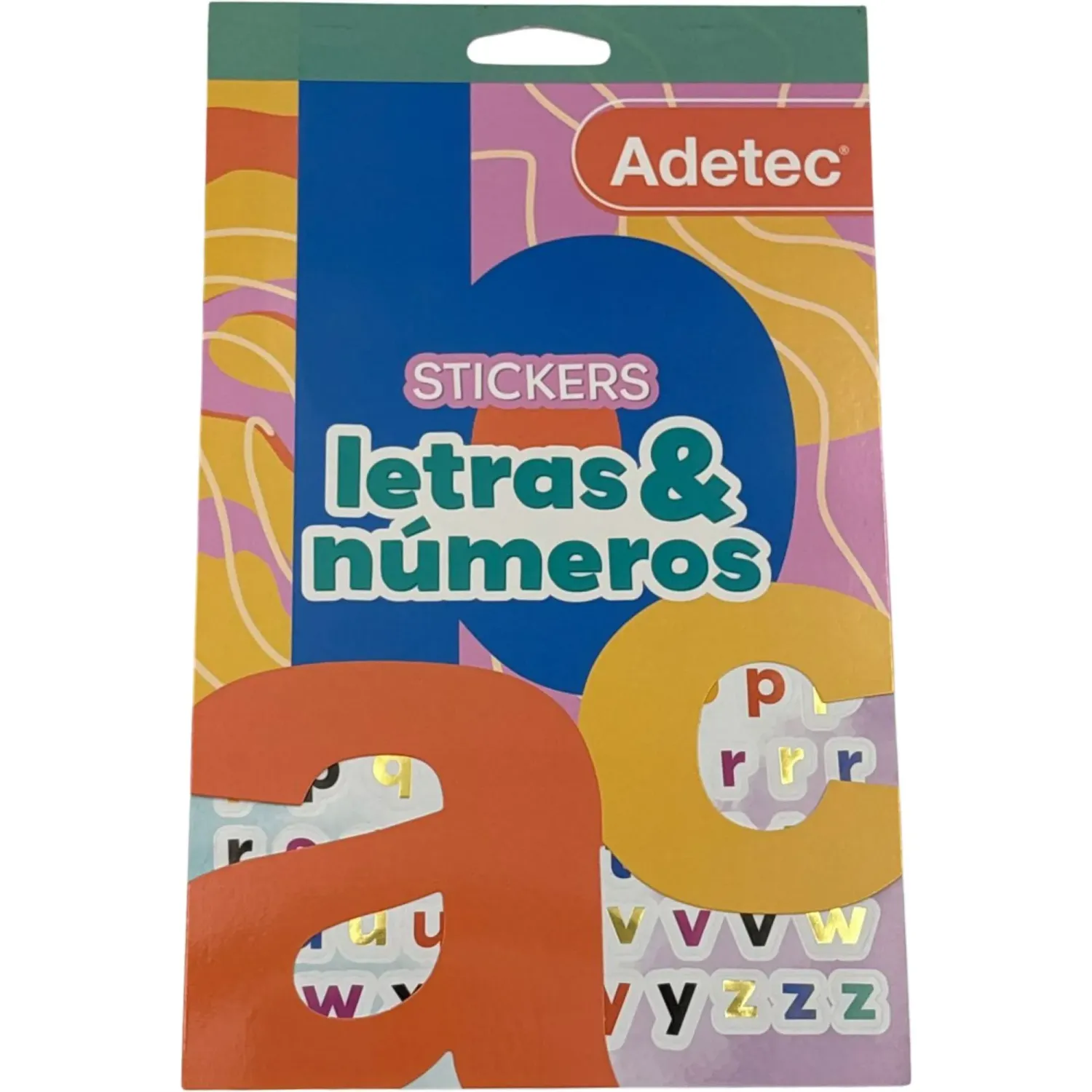 DGNOTTAS Block Dgnottas Stickers Letras Y Numeros Adetec color varios | Platanitos