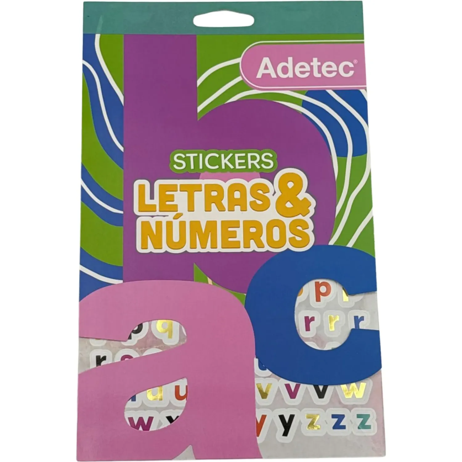 DGNOTTAS Block Dgnottas Stickers Letras Y Numeros Adetec color varios | Platanitos