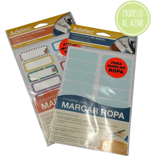 Etiquetas Dgnottas Decorativas Adetec color varios | Platanitos