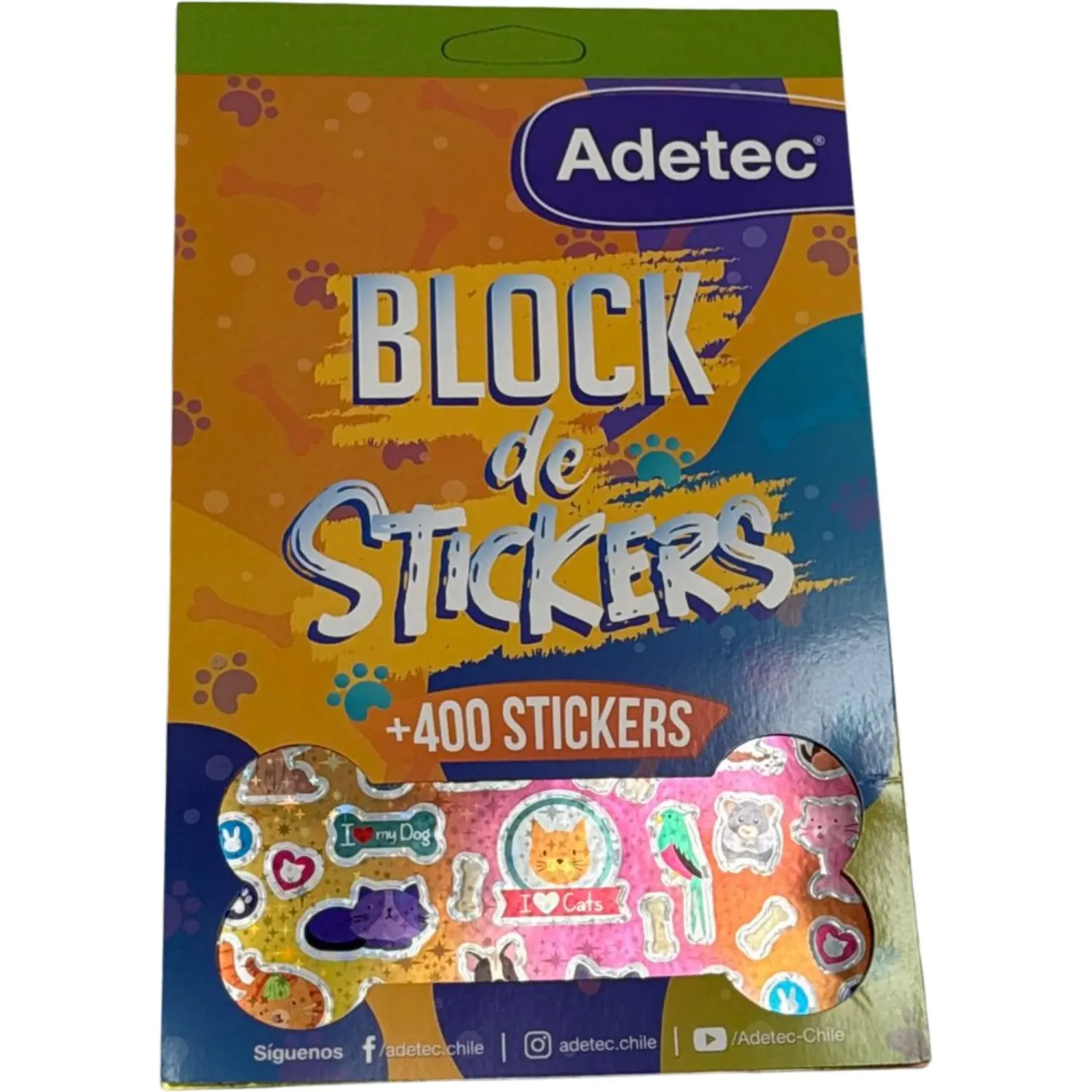DGNOTTAS Block Dgnottas Stickers Mascotas Adetec color varios | Platanitos