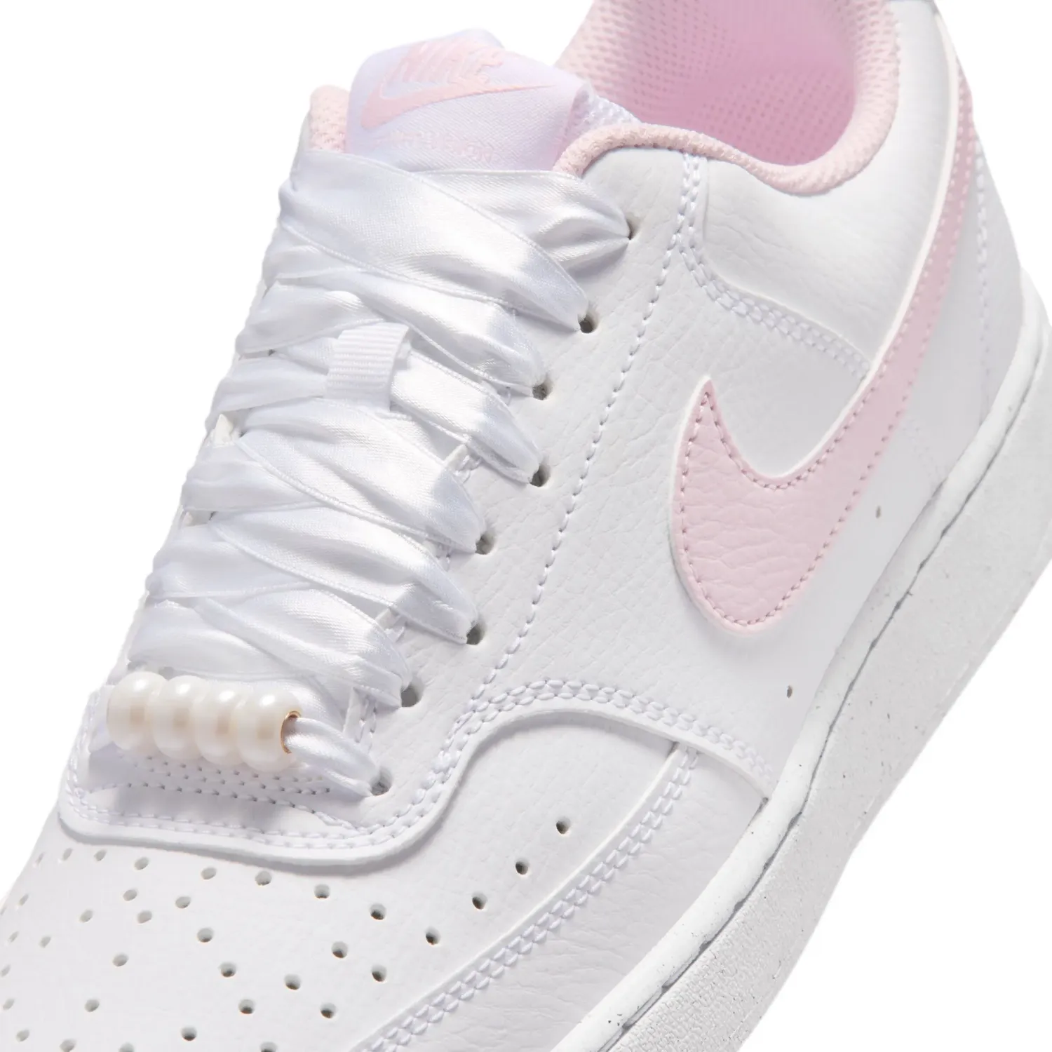 Zapatillas Nike Urbanas Mujer W Nike Court Vision Lo Le color blanco | Platanitos