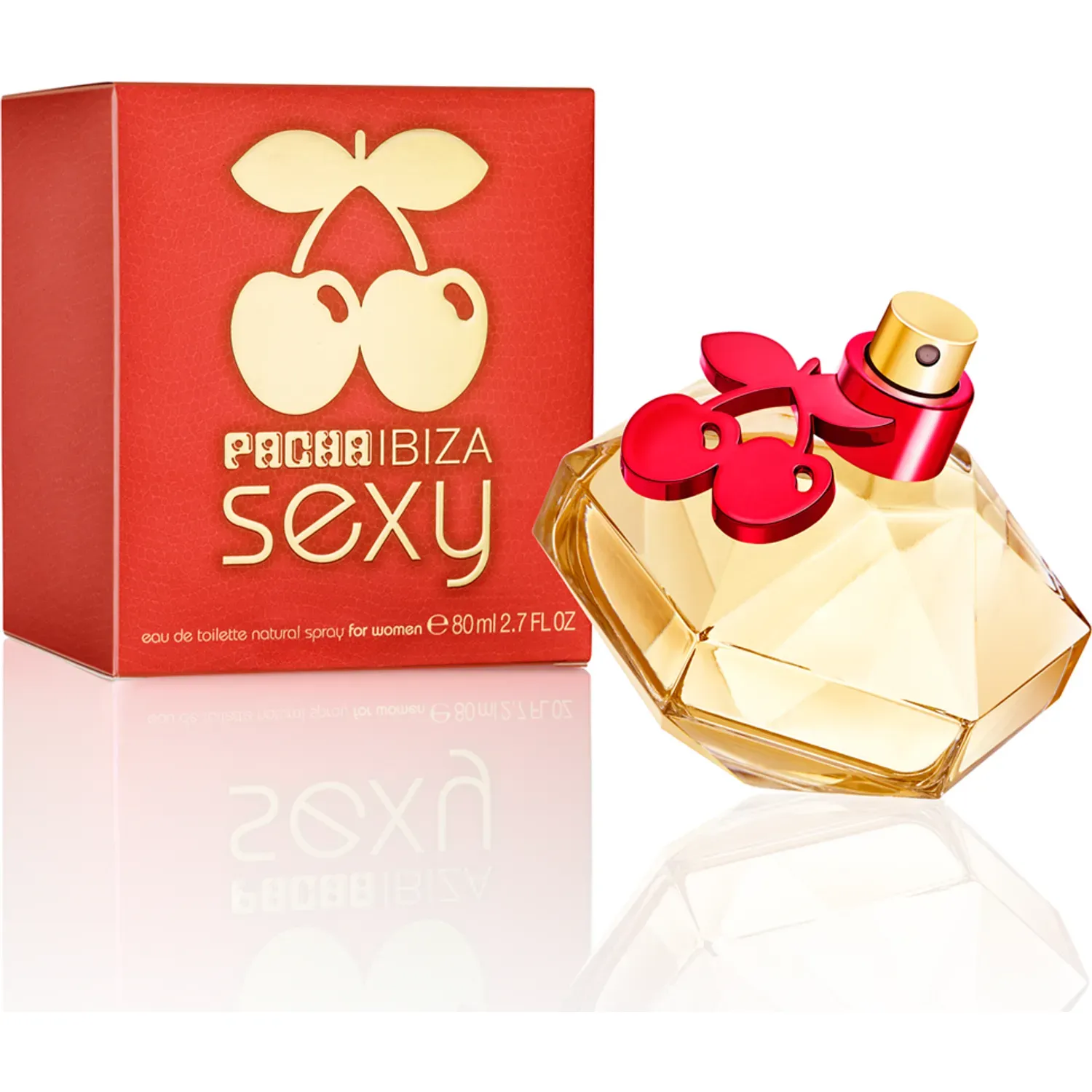 PACHA Perfume Pacha Mujer Pacha Queen Sexy Edt 80ml color rojo | Platanitos