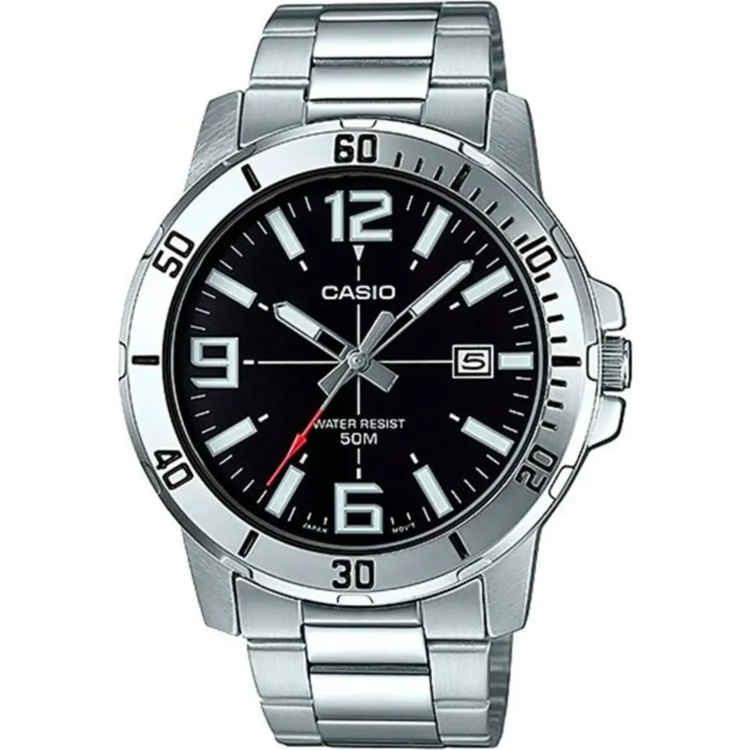 CASIO Reloj Casio Hombre Casio Mtp-Vd01d-1bv color plateado | Platanitos