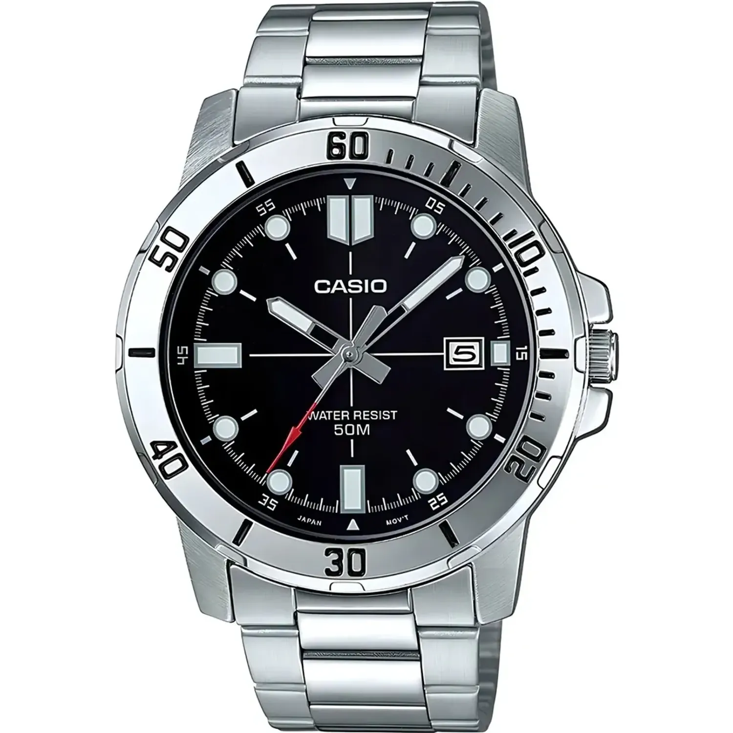 CASIO Reloj Casio Hombre Casio Mtp-Vd01d-1ev color plateado | Platanitos