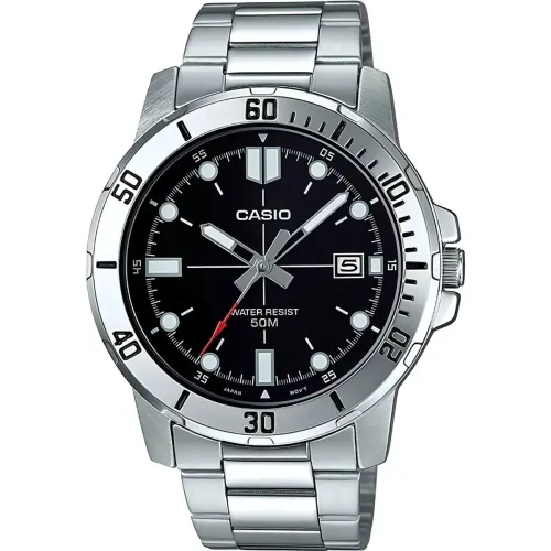 Reloj Casio Hombre Casio Mtp-Vd01d-1ev color plateado | Platanitos
