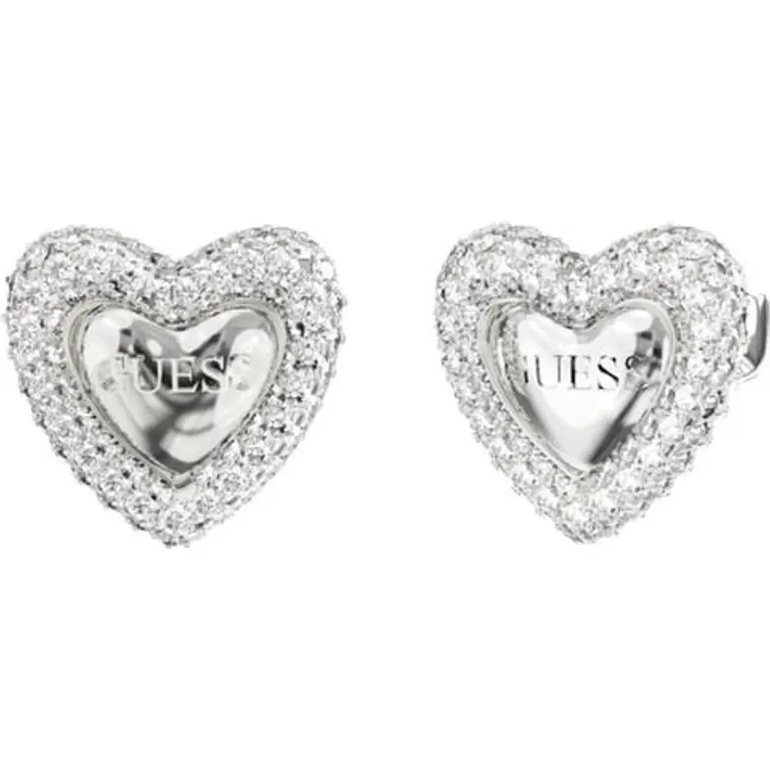 GUESS JOYAS Arete Guess Joyas Mujer Guess Jube06096jwrht/U color plateado | Platanitos