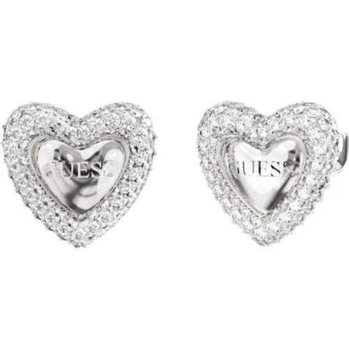 Arete Guess Joyas Mujer Guess Jube06096jwrht/U color plateado | Platanitos