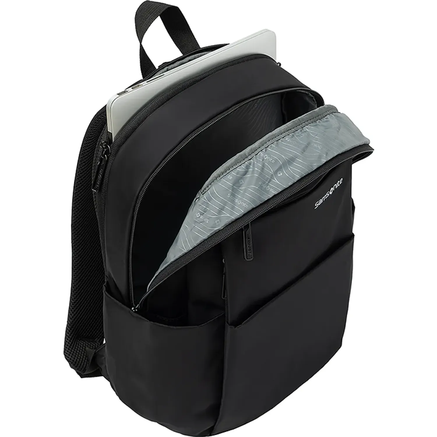 Mochila Samsonite Para Laptop 15plg Unisex Refraction Bel-Air color negro | Platanitos