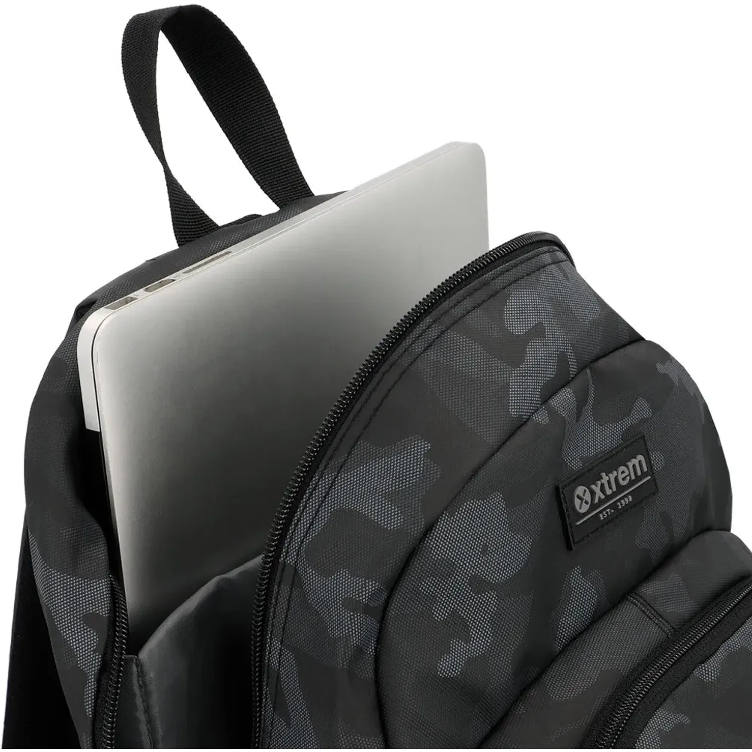 Mochila Xtrem Para Laptop Unisex 15plg Atomik 6xt color gris | Platanitos