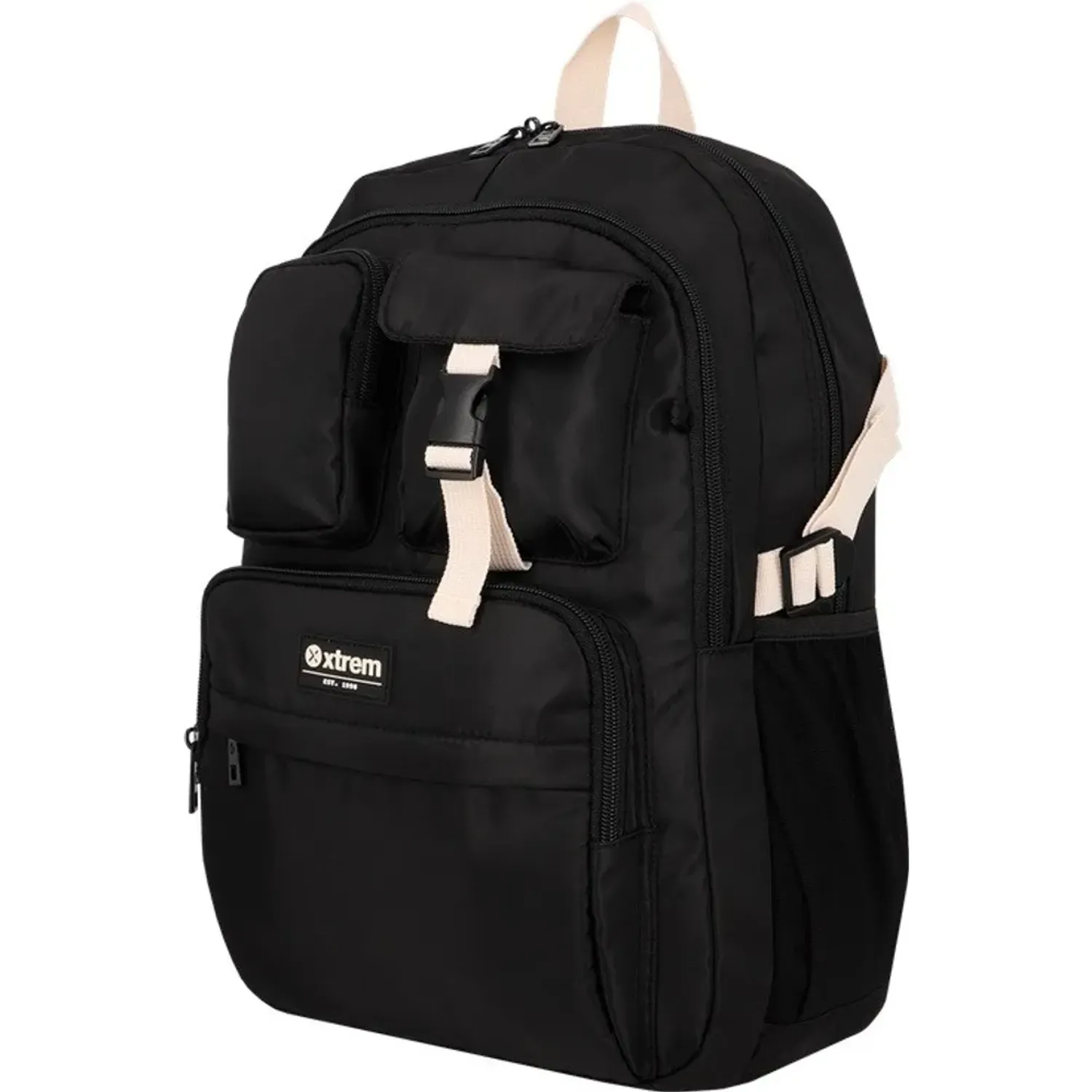 Mochila Xtrem Para Laptop Unisex 15plg Kira 6xt color negro | Platanitos