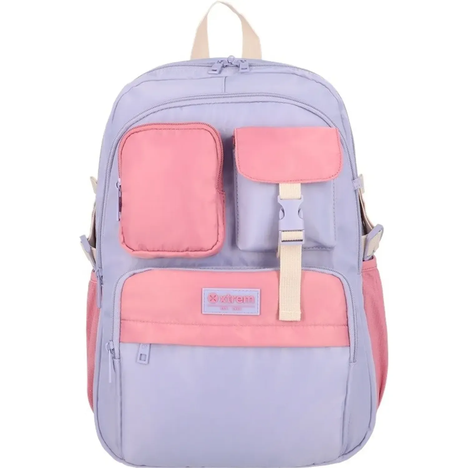 Mochila Xtrem Para Laptop Unisex 15plg Kira 6xt color morado | Platanitos