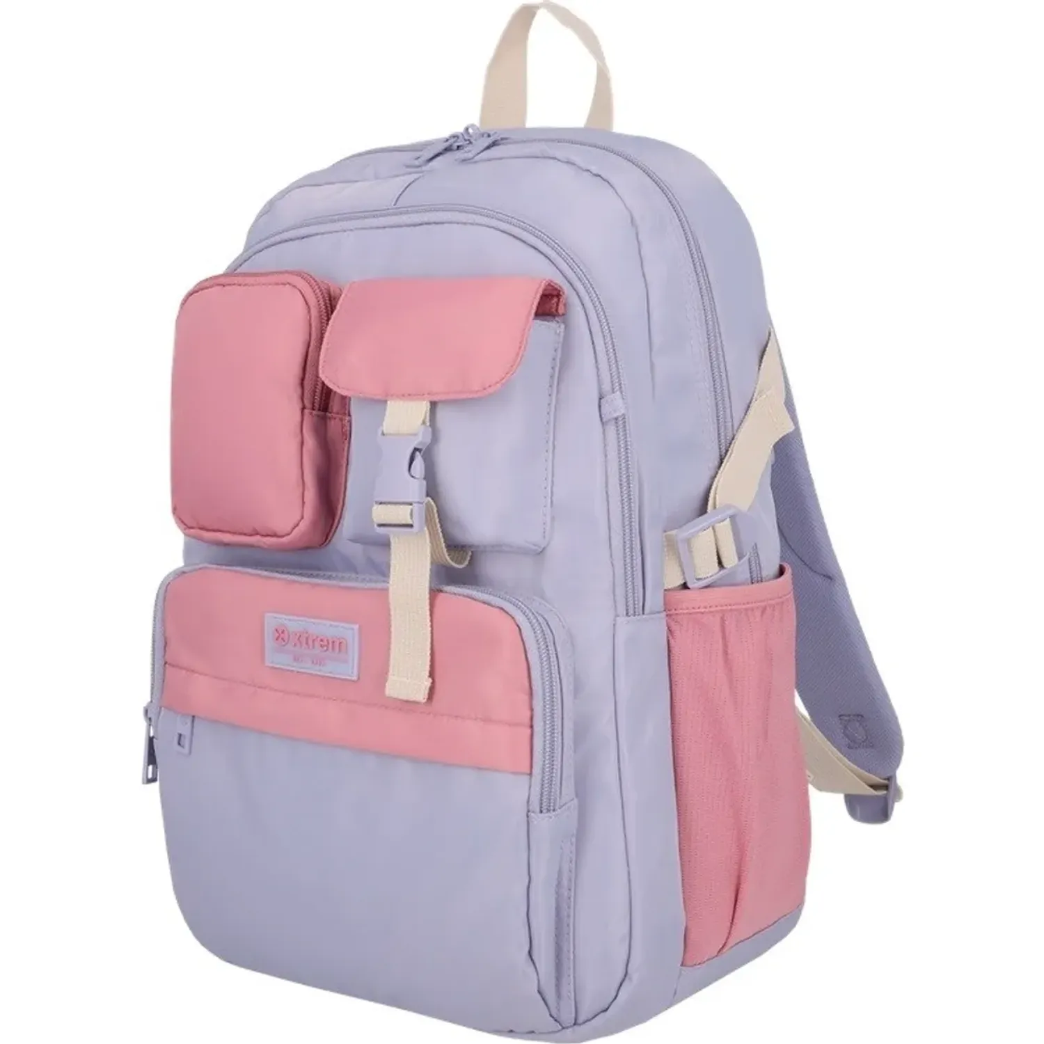 Mochila Xtrem Para Laptop Unisex 15plg Kira 6xt color morado | Platanitos