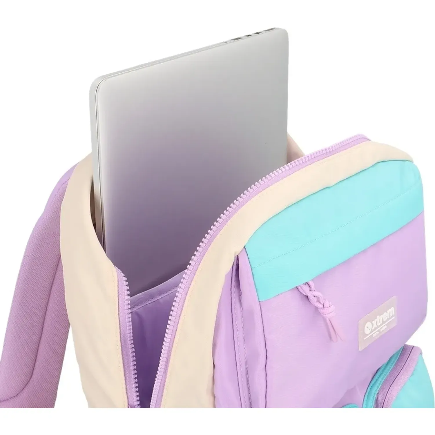 Mochila Xtrem Para Laptop Unisex 15plg Queens 6xt color rosado | Platanitos