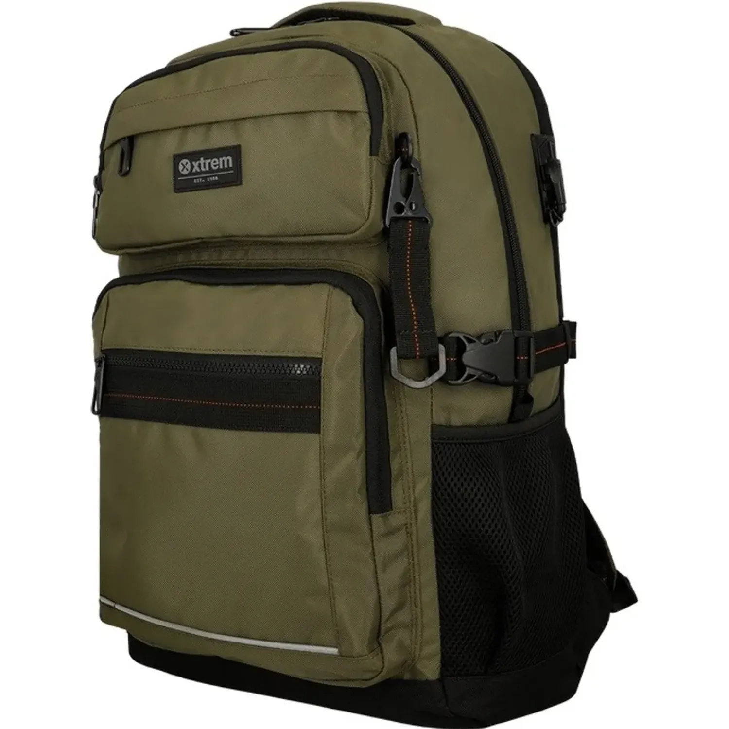 Mochila Xtrem Para Laptop Unisex 16plg Denver 6xt color verde | Platanitos