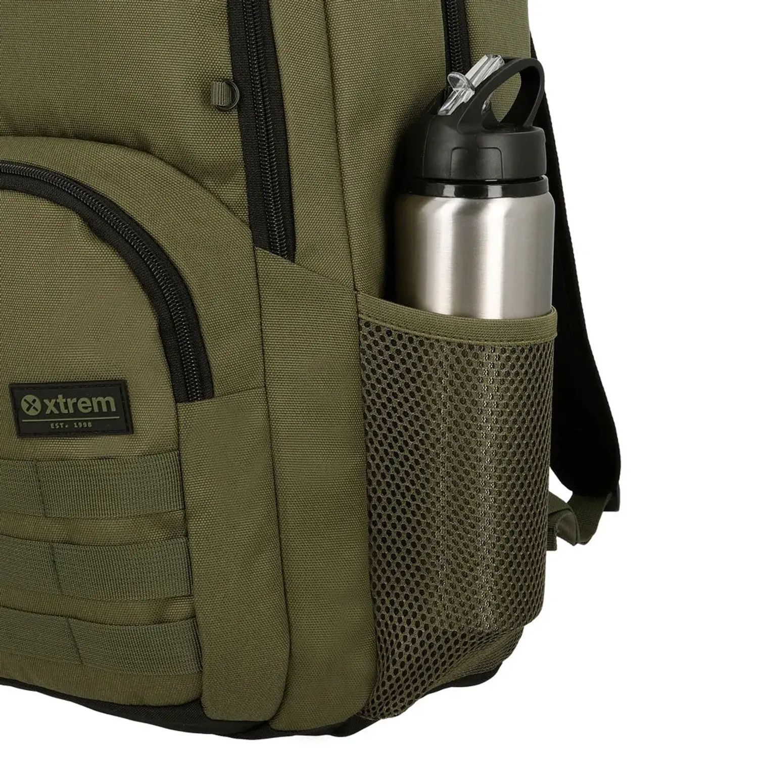 Mochila Xtrem Para Laptop Unisex 16plg Maverick 6xt color verde | Platanitos