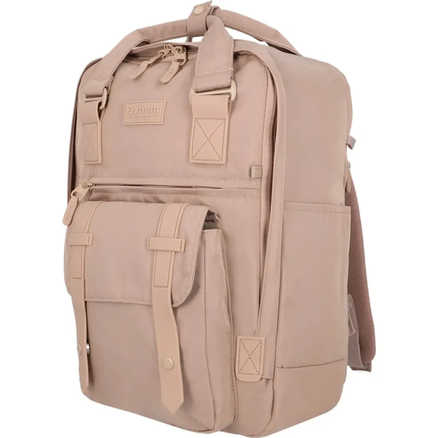 Mochila Xtrem Para Laptop Unisex 16plg Portland 6xt color beige | Platanitos