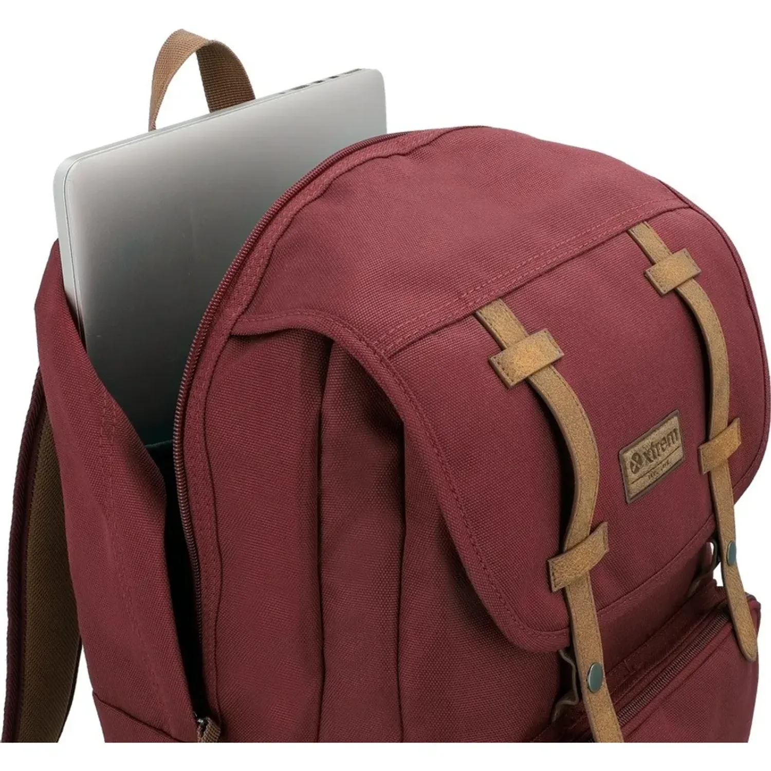 Mochila Xtrem Para Laptop Unisex 16plg Straps 2.0 6xt color rojo | Platanitos