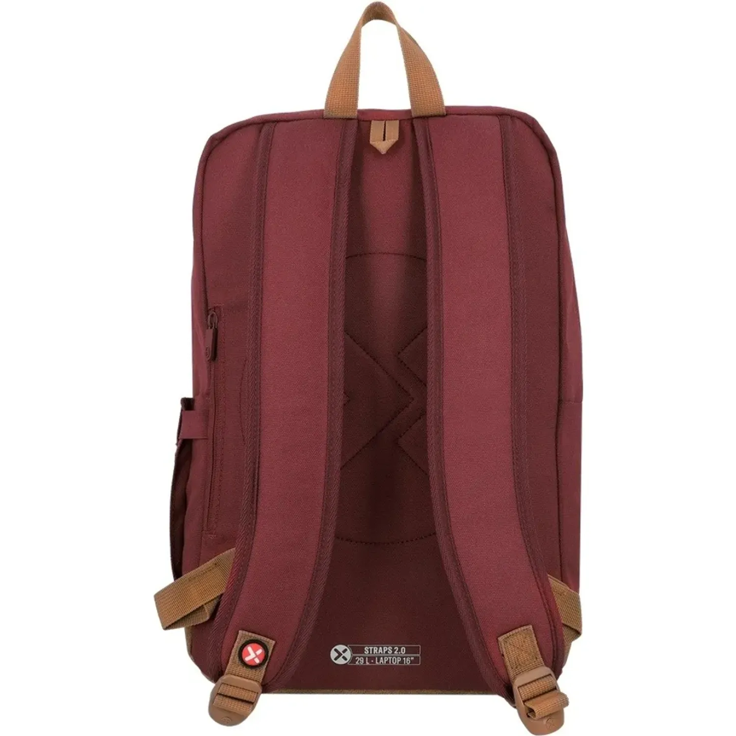 Mochila Xtrem Para Laptop Unisex 16plg Straps 2.0 6xt color rojo | Platanitos