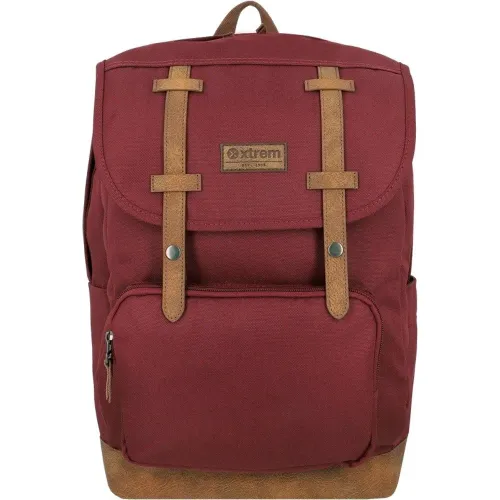 Mochila Xtrem Para Laptop Unisex 16plg Straps 2.0 6xt color rojo | Platanitos