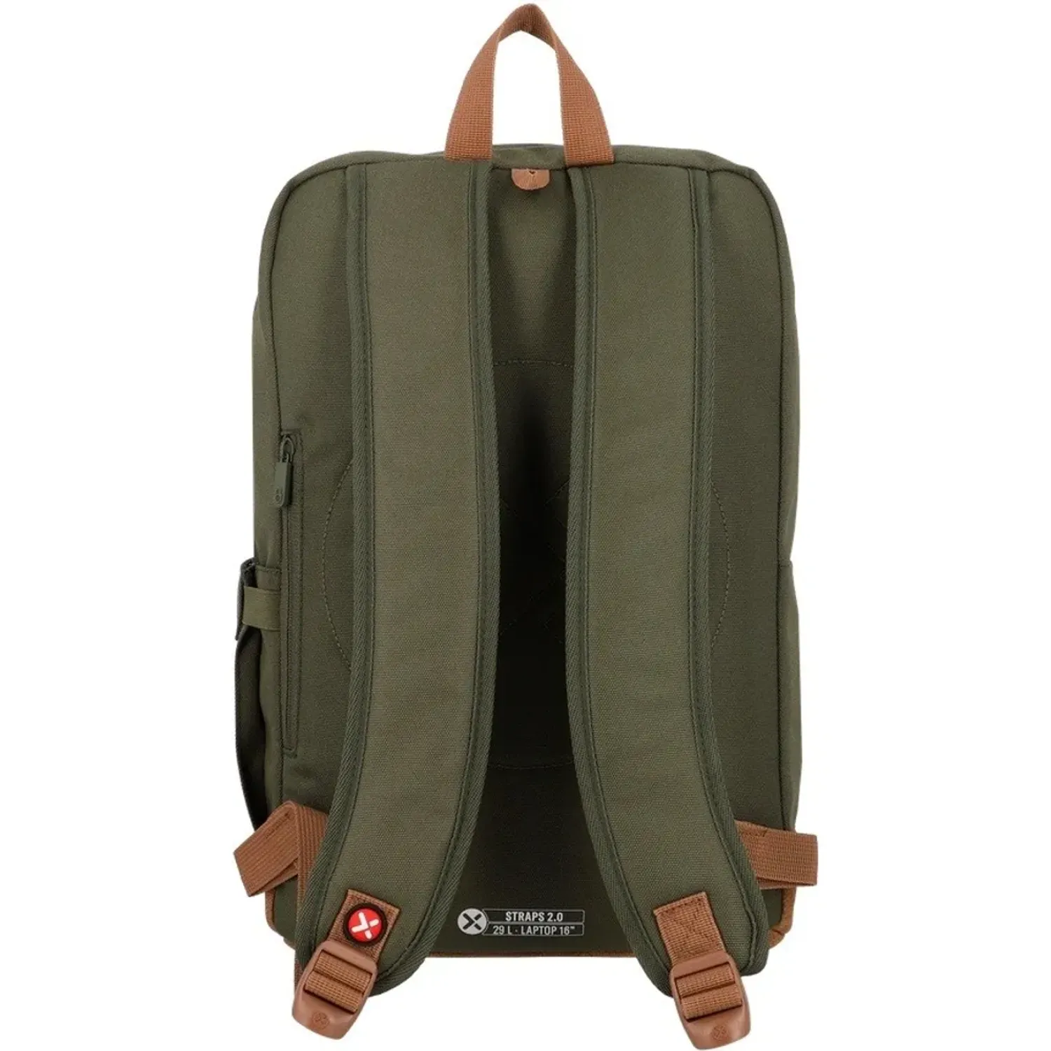 Mochila Xtrem Para Laptop Unisex 16plg Straps 2.0 6xt color verde | Platanitos