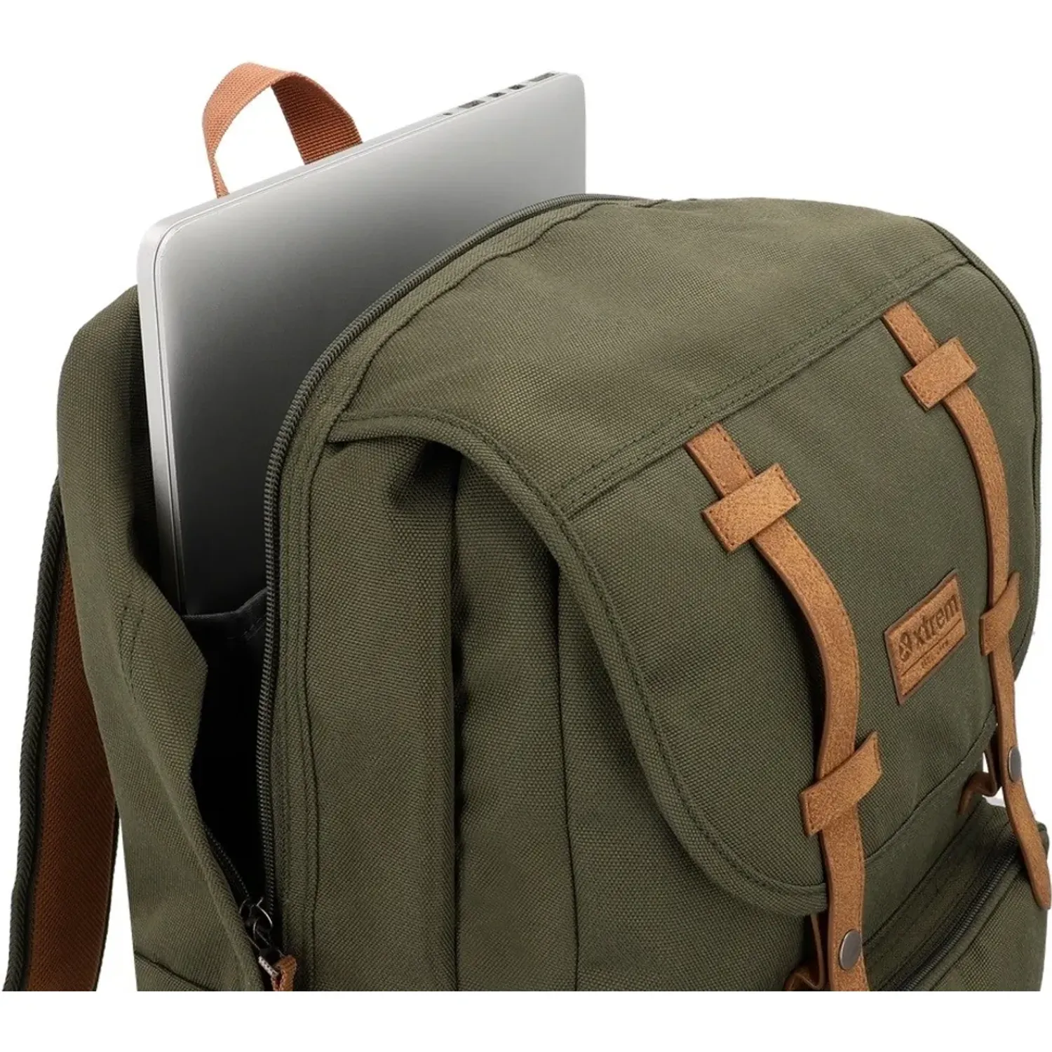 Mochila Xtrem Para Laptop Unisex 16plg Straps 2.0 6xt color verde | Platanitos