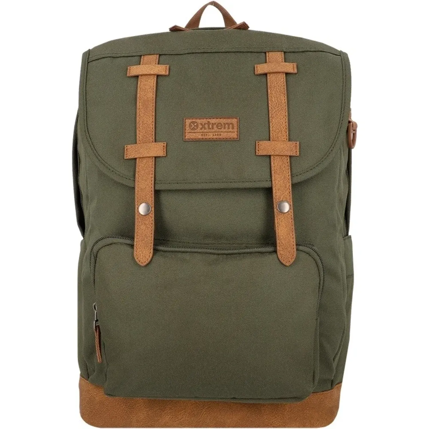 Mochila Xtrem Para Laptop Unisex 16plg Straps 2.0 6xt color verde | Platanitos